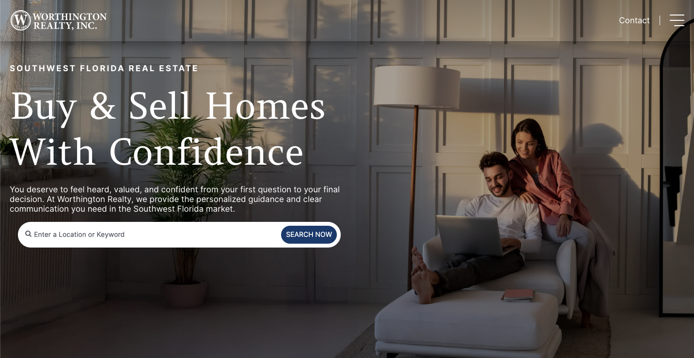 Worthington Realty Launches Redesigned Website Focused on Southwest Florida Market Insight