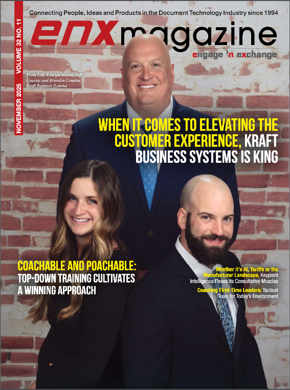 Kraft Business Systems Featured on ENX Magazine Cover for Statewide Growth and Client-First Culture